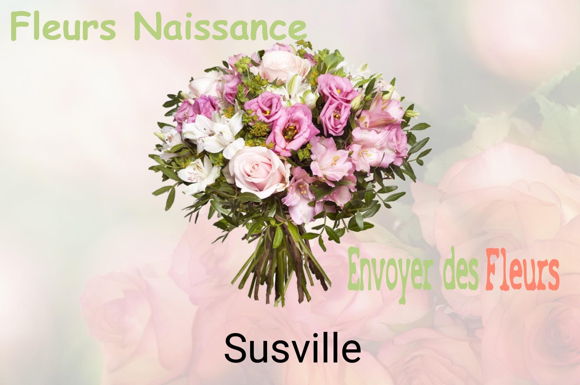 Bouquet de fleurs de naissance livré à Susville